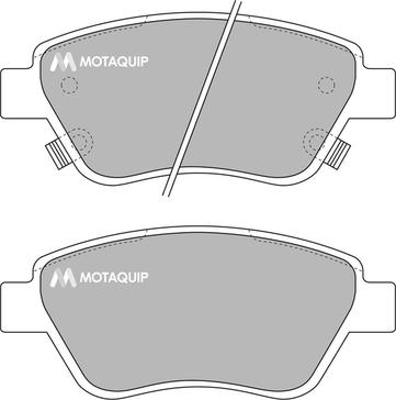 Motaquip LVXL1711 - Гальмівні колодки, дискові гальма autozip.com.ua