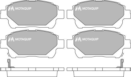 Motaquip LVXL1713 - Гальмівні колодки, дискові гальма autozip.com.ua