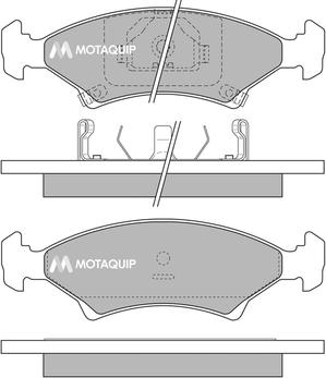 Motaquip LVXL178 - Гальмівні колодки, дискові гальма autozip.com.ua