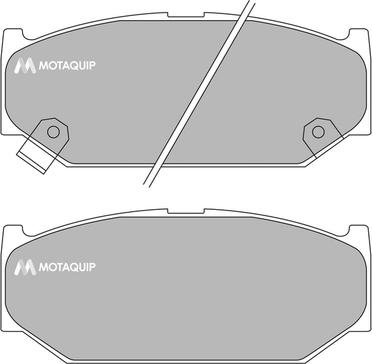 Motaquip LVXL1737 - Гальмівні колодки, дискові гальма autozip.com.ua