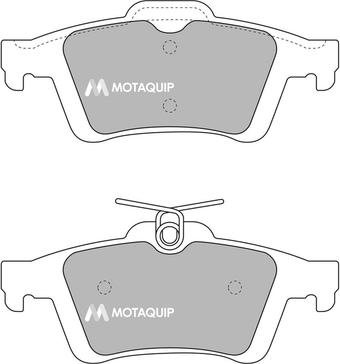 Motaquip LVXL1720 - Гальмівні колодки, дискові гальма autozip.com.ua