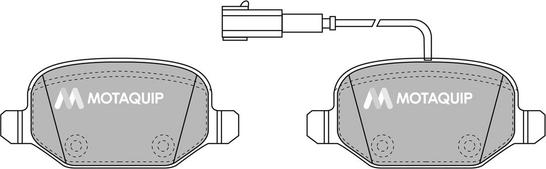 Motaquip LVXL1721 - Гальмівні колодки, дискові гальма autozip.com.ua