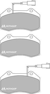 Motaquip LVXL1723 - Гальмівні колодки, дискові гальма autozip.com.ua