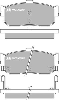 Motaquip LVXL840 - Гальмівні колодки, дискові гальма autozip.com.ua