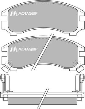 Motaquip LVXL841 - Гальмівні колодки, дискові гальма autozip.com.ua