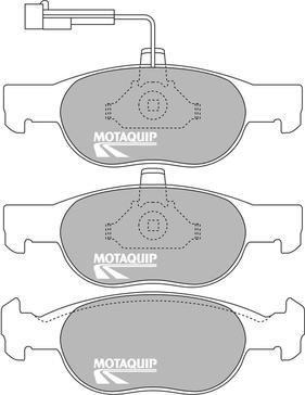 Motaquip LVXL869 - Гальмівні колодки, дискові гальма autozip.com.ua