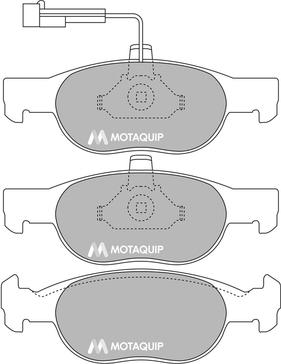 Motaquip LVXL869 - Гальмівні колодки, дискові гальма autozip.com.ua