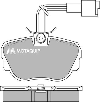 Motaquip LVXL399 - Гальмівні колодки, дискові гальма autozip.com.ua