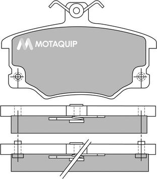 Motaquip LVXL390 - Гальмівні колодки, дискові гальма autozip.com.ua