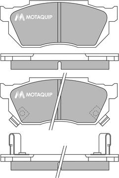 Motaquip LVXL365 - Гальмівні колодки, дискові гальма autozip.com.ua