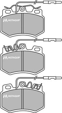 Motaquip LVXL367 - Гальмівні колодки, дискові гальма autozip.com.ua