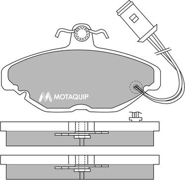 Motaquip LVXL303 - Гальмівні колодки, дискові гальма autozip.com.ua