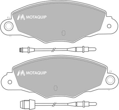 Motaquip LVXL319 - Гальмівні колодки, дискові гальма autozip.com.ua