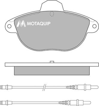 Motaquip LVXL314 - Гальмівні колодки, дискові гальма autozip.com.ua