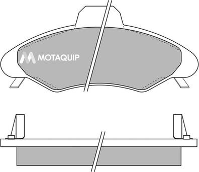 Motaquip LVXL317 - Гальмівні колодки, дискові гальма autozip.com.ua