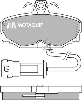 Motaquip LVXL389 - Гальмівні колодки, дискові гальма autozip.com.ua