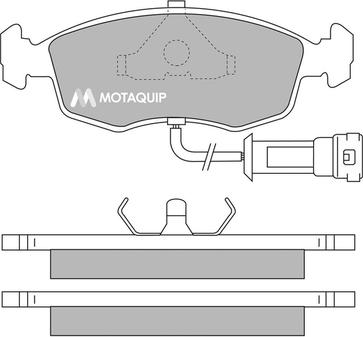 Motaquip LVXL380 - Гальмівні колодки, дискові гальма autozip.com.ua