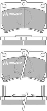 Motaquip LVXL383 - Гальмівні колодки, дискові гальма autozip.com.ua