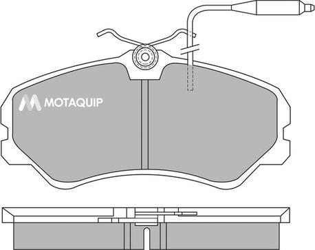 Motaquip LVXL376 - Гальмівні колодки, дискові гальма autozip.com.ua