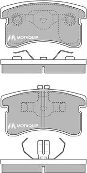 Motaquip LVXL200 - Гальмівні колодки, дискові гальма autozip.com.ua