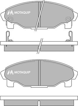 Motaquip LVXL201 - Гальмівні колодки, дискові гальма autozip.com.ua