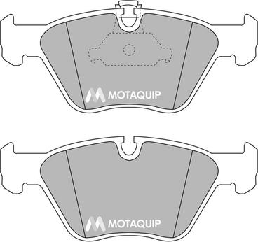 Motaquip LVXL202 - Гальмівні колодки, дискові гальма autozip.com.ua