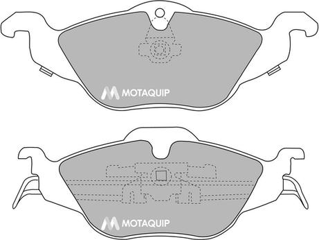 Motaquip LVXL287 - Гальмівні колодки, дискові гальма autozip.com.ua