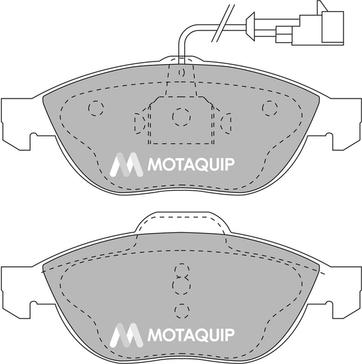 Motaquip LVXL237 - Гальмівні колодки, дискові гальма autozip.com.ua