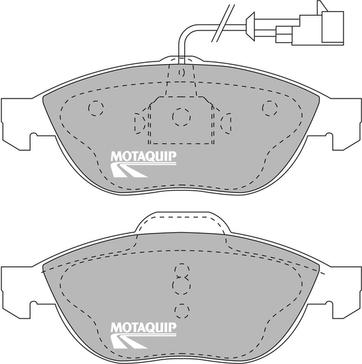 Motaquip LVXL237 - Гальмівні колодки, дискові гальма autozip.com.ua