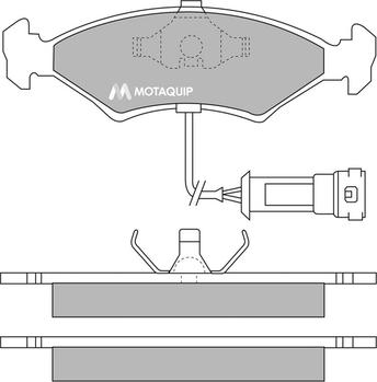 Motaquip LVXL275 - Гальмівні колодки, дискові гальма autozip.com.ua