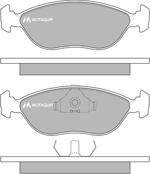 Motaquip LVXL740 - Гальмівні колодки, дискові гальма autozip.com.ua