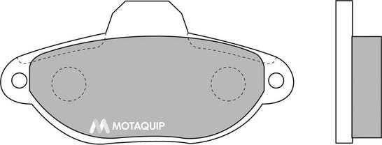 Motaquip LVXL706 - Гальмівні колодки, дискові гальма autozip.com.ua
