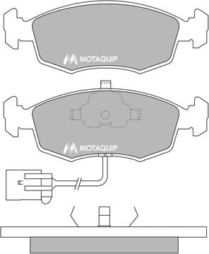 Motaquip LVXL780 - Гальмівні колодки, дискові гальма autozip.com.ua