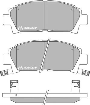 Motaquip LVXL735 - Гальмівні колодки, дискові гальма autozip.com.ua