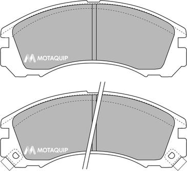 Motaquip LVXL721 - Гальмівні колодки, дискові гальма autozip.com.ua