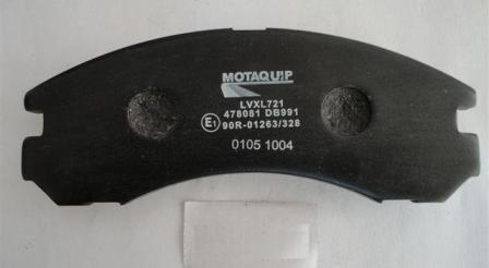 Motaquip LVXL721 - Гальмівні колодки, дискові гальма autozip.com.ua