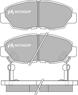 Motaquip LVXL774 - Гальмівні колодки, дискові гальма autozip.com.ua