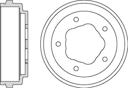 Motaquip VBD675 - Гальмівний барабан autozip.com.ua
