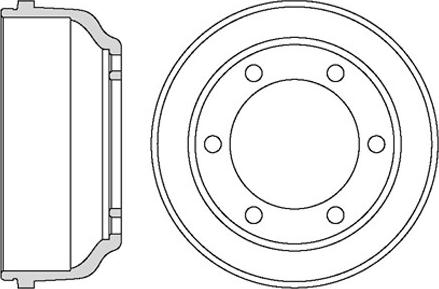 Motaquip VBD678 - Гальмівний барабан autozip.com.ua