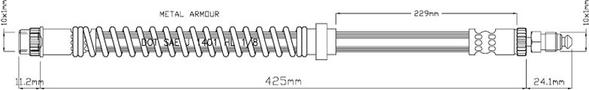 Motaquip VBH502 - Гальмівний шланг autozip.com.ua