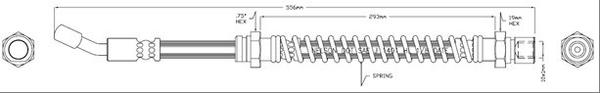 Motaquip VBJ398 - Гальмівний шланг autozip.com.ua