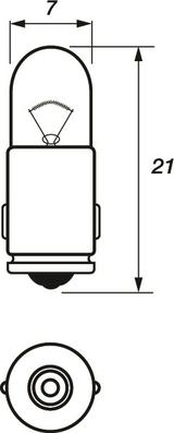 Motaquip VBU281 - Лампа розжарювання, фара дальнього світла autozip.com.ua