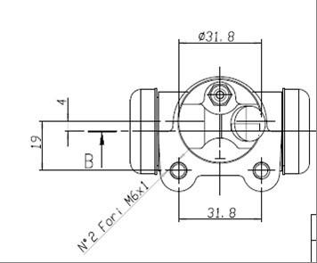 Motaquip VWC572 - Колісний гальмівний циліндр autozip.com.ua
