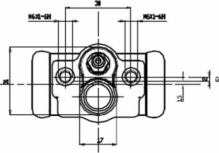 Motaquip VWC641 - Колісний гальмівний циліндр autozip.com.ua