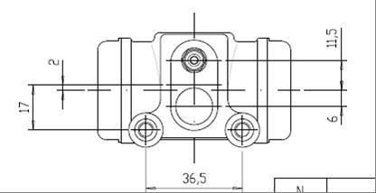 Motaquip VWC632 - Колісний гальмівний циліндр autozip.com.ua