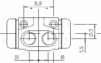 Motaquip VWC828 - Колісний гальмівний циліндр autozip.com.ua