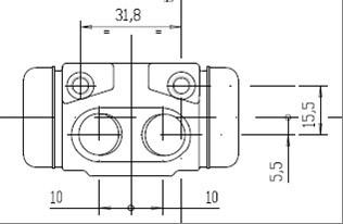 Motaquip VWC345 - Колісний гальмівний циліндр autozip.com.ua