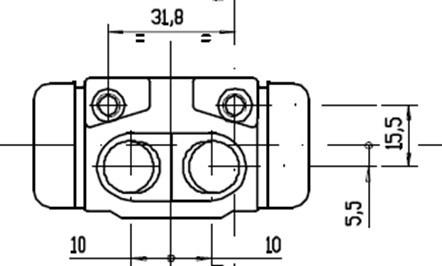 Motaquip VWC342 - Колісний гальмівний циліндр autozip.com.ua