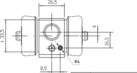 Motaquip VWC383 - Колісний гальмівний циліндр autozip.com.ua