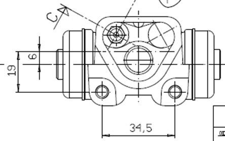 Motaquip VWC796 - Колісний гальмівний циліндр autozip.com.ua